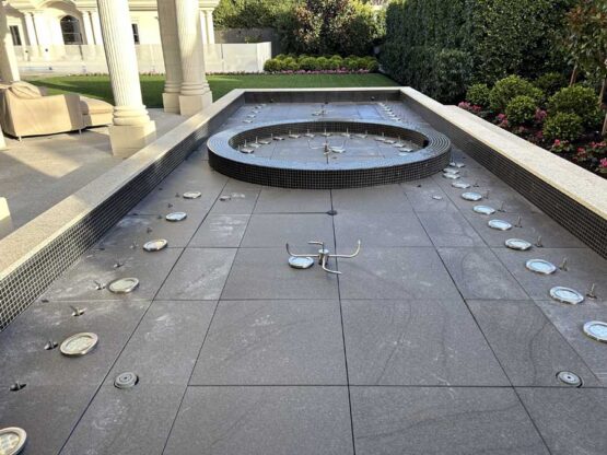 pool tile regrouting