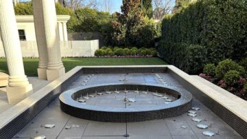 pool tile regrouting