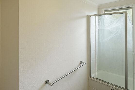 painting bathroom wall