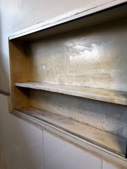 before painting bathroom wall vanity mold